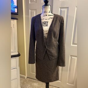 Worthington Dark Brown Women's Blazer, Skirt & Pants